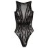 Cottelli - bodysuit med strass - svart - S-L