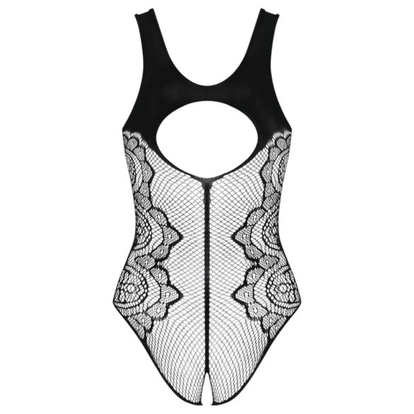 Obsessive - öppen body - transparent svart - S-L