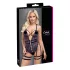 Cottelli - öppen body med remmar - svart - L