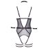 Cottelli Bondage - Öppen body med armmanschetter (svart) - XL
