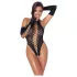 Cottelli - body med handskar - svart - S-L