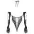 Cottelli - body med handskar - svart - S-L