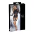 Cottelli Bondage - transparent topp med handbojor - svart - M