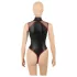 Cottelli - nätbody med dragkedja (svart) - M