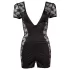 Cottelli - babydoll spets med rosett - svart - L