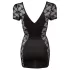 Cottelli - babydoll spets med rosett - svart - L