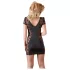 Cottelli - babydoll spets med rosett - svart - XL