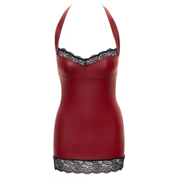 Cottelli - glansig miniklänning (röd) - XL