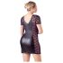Cottelli Plus Size - Svart spetsklänning med rosett - 4XL