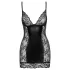 Noir - Miniklänning med transparenta sidor (svart) - M