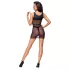 Cottelli - Transparent partyset (svart) - L