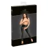 Noir - öppna, blanka leggings (svart) - M