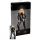 Noir - långärmad catsuit dam - glansig svart - 3XL