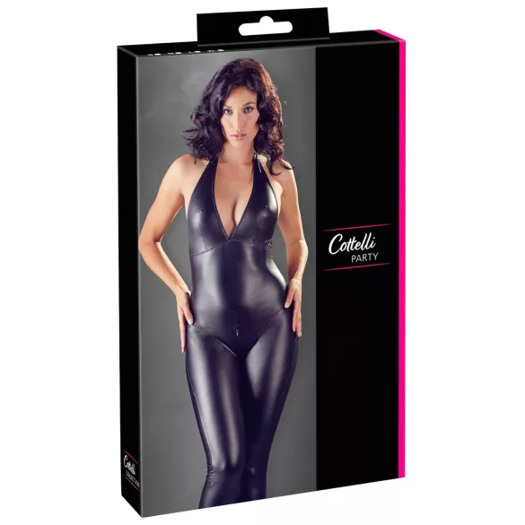 Cottelli Party - overall - glansig - svart - M