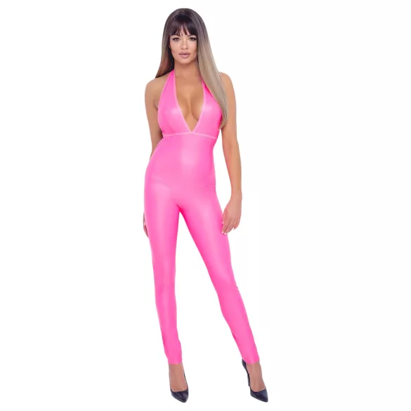 Cottelli Party - Overall med djup rygg (rosa)