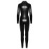 Noir - lång jumpsuit med ormskinnmönster (svart) - L