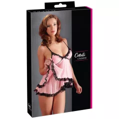 Cottelli - babydoll - spetsvolang - svart
