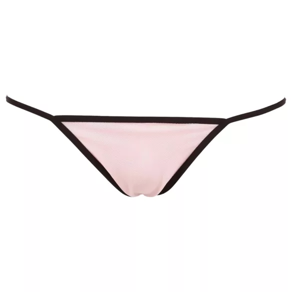 Cottelli - babydoll - spetsvolang - svart - XXL