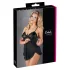 Cottelli - babydoll med volanger - svart - M