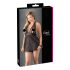 Cottelli Plus Size - spets babydoll (svart) - 2XL