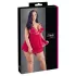 Cottelli Plus Size - babydoll spets röd - plus size undertøy - 4XL