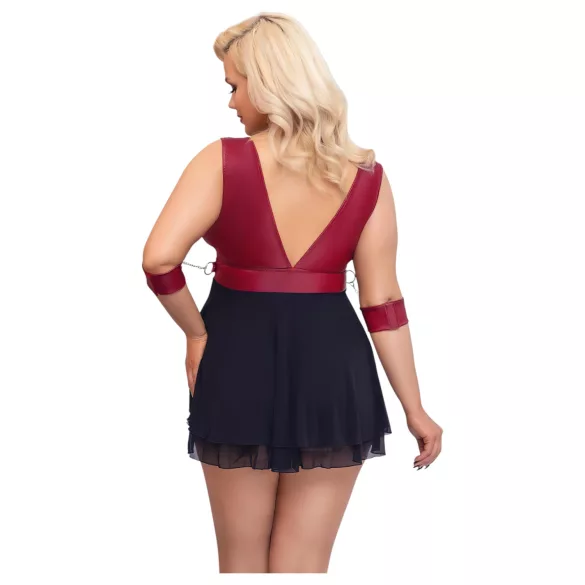Cottelli Bondage Plus Size - Babydoll (röd)