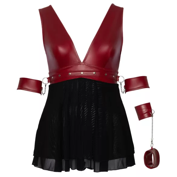 Cottelli Bondage Plus Size - Babydoll (röd)