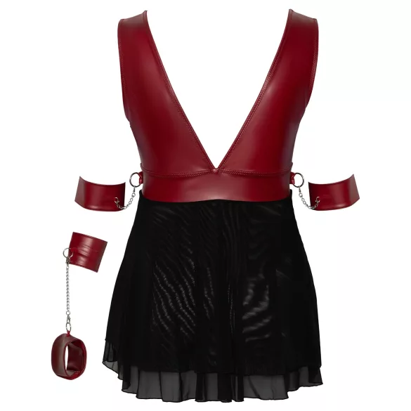 Cottelli Bondage Plus Size - Babydoll (röd)