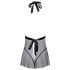 Kissable - babydoll med halterneck - spets - svart