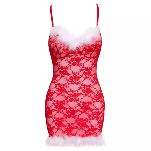 Cottelli - julminiklänning (röd) - L/XL