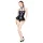 Black Level - body med halshalsband - svart - L
