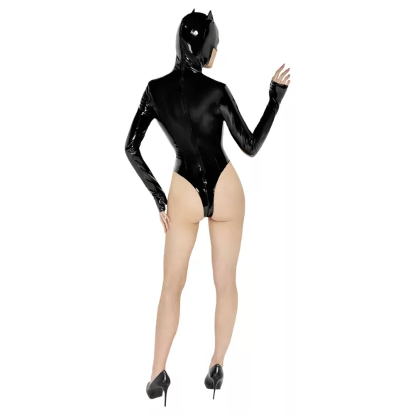 Black Velvets - långärmad body för Batwoman - svart - M