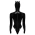 Black Velvets - långärmad body för Batwoman - svart - M