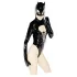 Black Velvets - långärmad body för Batwoman - svart - M