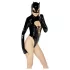 Black Velvets - långärmad body för Batwoman - svart - M