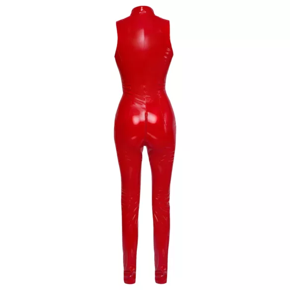 Black Level - ärmlös catsuit med dragkedja - röd
