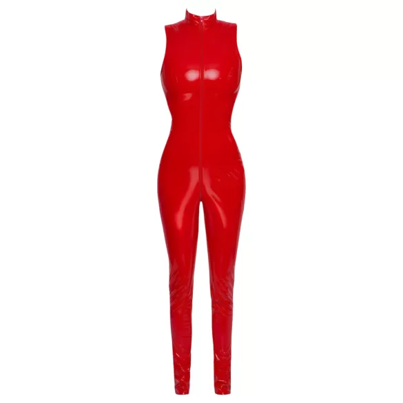 Black Level - ärmlös catsuit med dragkedja - röd - L