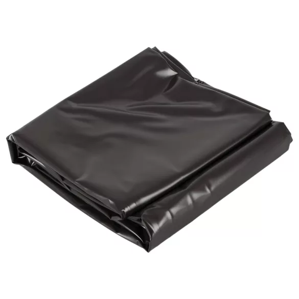 Lakkleksaker - lakan - supermjuk - 200x230 cm - svart