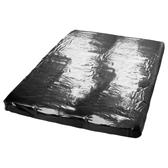 Lakkleksaker - lakan - supermjuk - 200x230 cm - svart