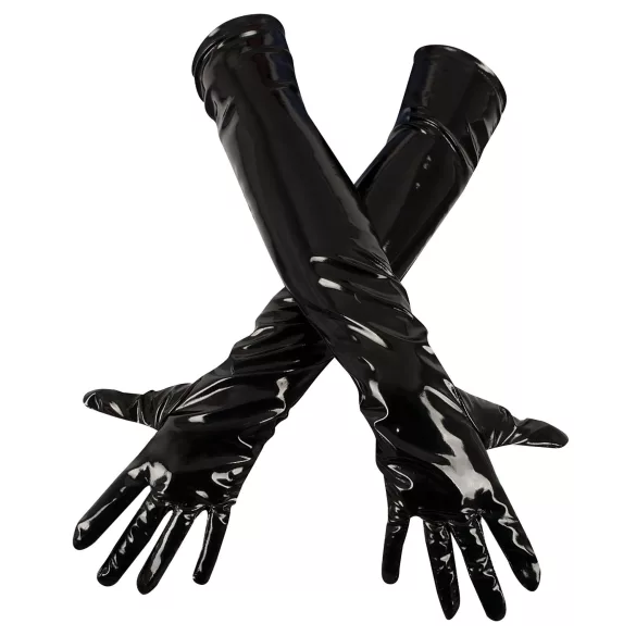 Black Level - lackhandskar - glansig - svart