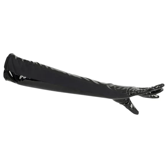 Black Level - lackhandskar - glansig - svart - XL