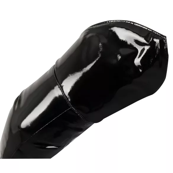 Black Level - lång lackhandske - svart - L
