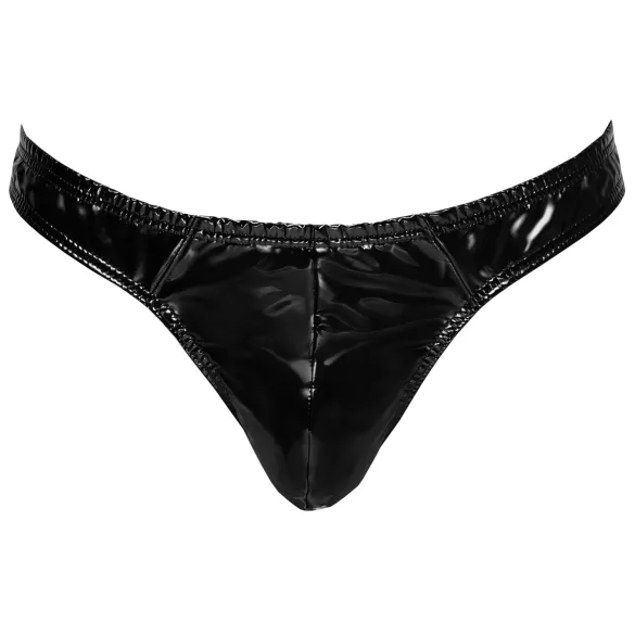 Black Level - herrtanga - klassisk design - lack - svart - M