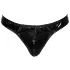 Black Level - herrtanga - klassisk design - lack - svart - M