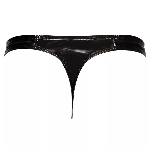 Black Level - herrtanga - klassisk design - lack - svart - M