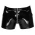 Black Level - stilrena herrshorts i svart lack