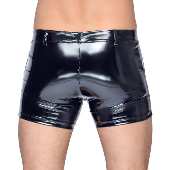 Black Level - stilrena herrshorts i svart lack - M