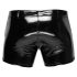 Black Level - stilrena herrshorts i svart lack - M