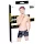 Black Level - herrshorts med sidficka - lack - svart - L