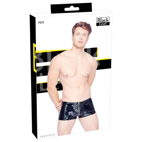 Black Level - herrshorts med dragkedja (svart) - L